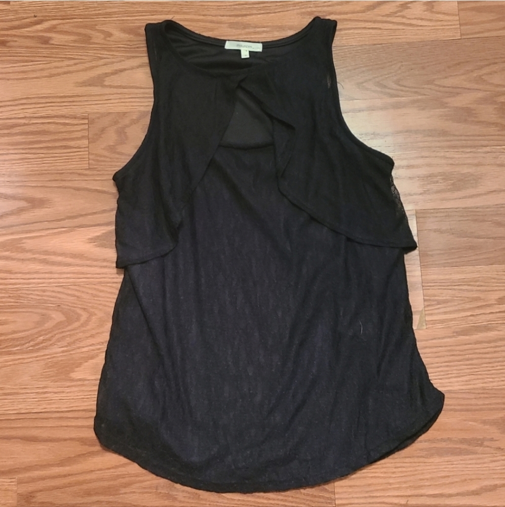 🖤🌟 Maurices · Black Peekaboo Top · Size Small